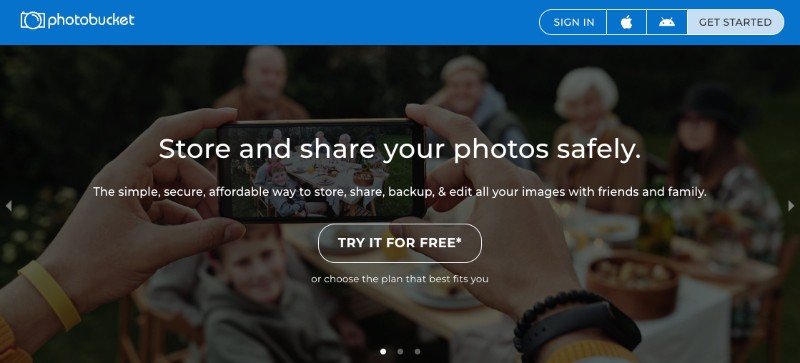 Photobucket photo sharing and storage