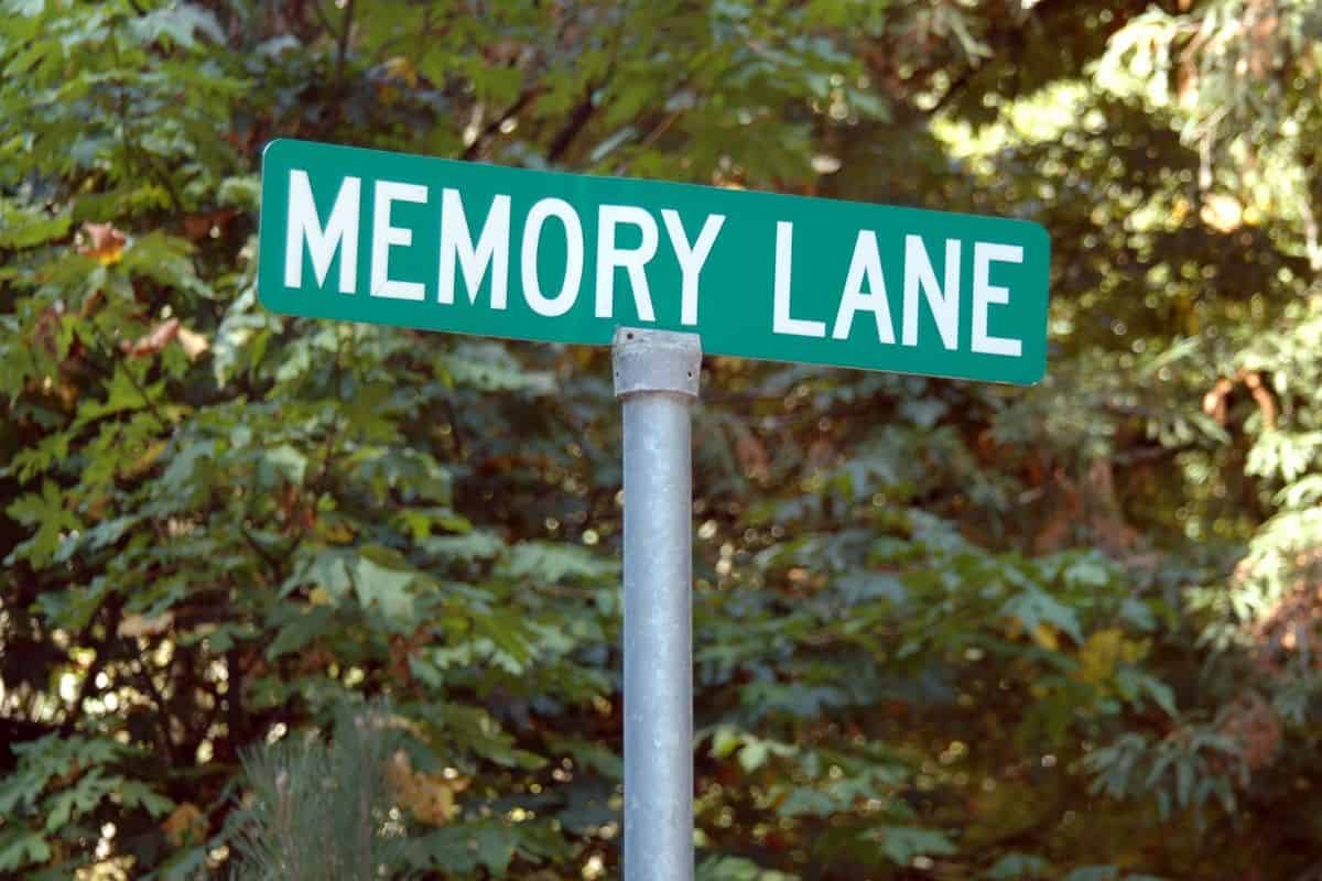 memory lane signpost